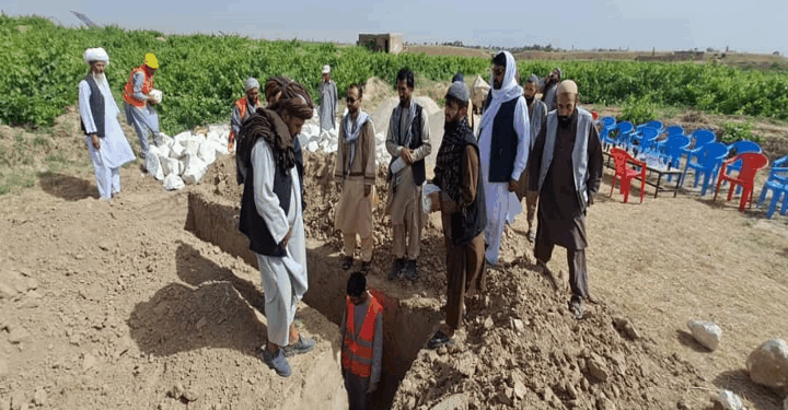 فاریاب کې د ۱۰ ممیز خونو جوړولو چارې پيل شوې