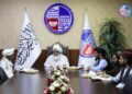 ملا نورالدین ترابي د سره صلیب نړيوال فدراسیون له سرپرست سره کتلي