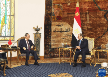لي چیانګ د مصر له ولسمشر سره وکتل