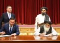 د تورغونډۍ – هرات اوسپنې پټلۍ پروژې هوکړه ليک لاسلیک شو