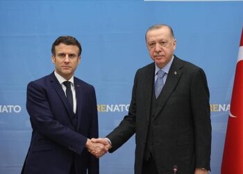 د فرانسې ولسمشر؛ له اردوغان سره د غزې پر امینتي وضعیت خبرې کړې