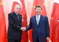 شی جين پینګ او رجب طیب اردوغان سره وکتل