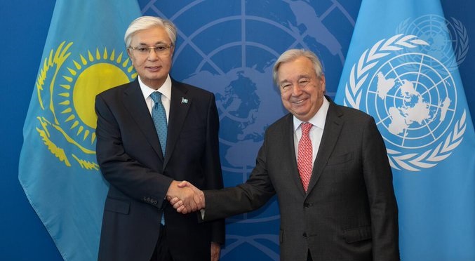 ګوترېش: قزاقستان د سیمهییزې همکارۍ پیاوړتیا کې مهم رول لري