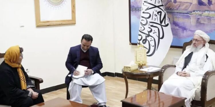 اداري مرستیال له روزا اوتنبایوا سره د مخه ښې کتنه کړې