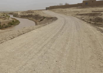 کندوز کې پر ۱۸ کیلومتره سړک د جغل اچولو چارې بشپړې شوې