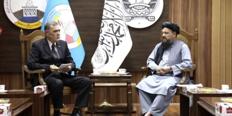 د اوبو او انرژۍ وزیر د ټاپ پروژې له رییس سره کتلي دي