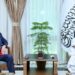 مولوي امیر خان متقي له زلمي خلیلزاد سره کتلي دي