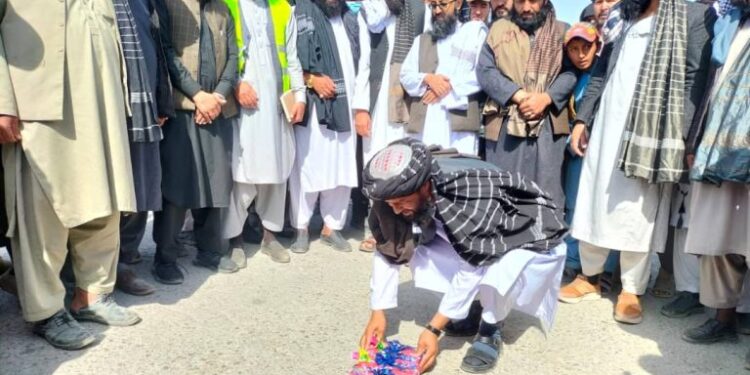 پکتیکا کې د ۴۸ کیلومتره سړک د جوړولو چارې پيل شوې