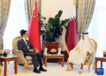 هان جنګ د قطر له امير شيخ تميم بن حمدال ثاني سره ولیدل