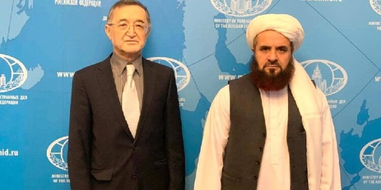 مسکو کې افغان سفیر د روسیې د ولسمشر له ځانګړي استازي سره کتلي