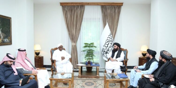 مولوي امیرخان متقي؛ د اسلامي همکاریو سازمان له مرستیال او مل پلاوي سره کتلي