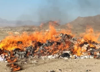 خوست؛ ۳۰ ټنه تاریخ‌تېره خوراکي توکي او درمل سوځول شوي
