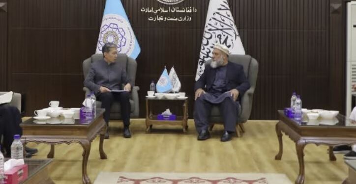 د سوداګرۍ وزیر په کابل کې د چین له سفیر سره کتلي دي