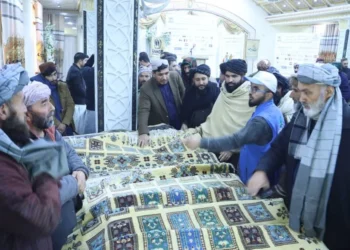بلخ کې د لاسي صنایعو او کورنیو تولیداتو یو ورځنی نندارتون ترسره شو
