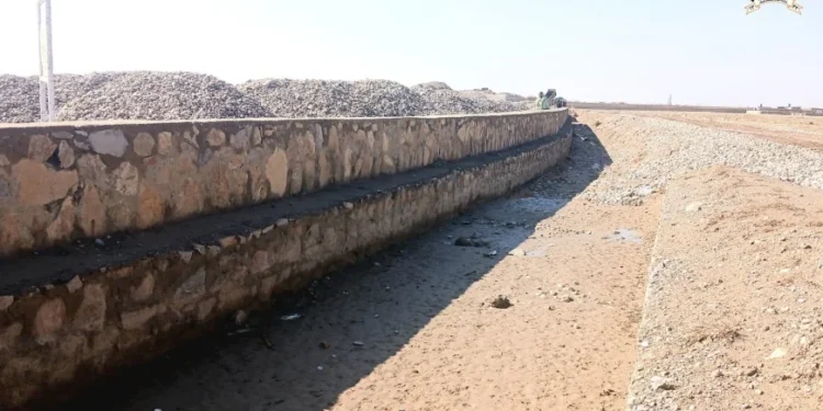 کندهار؛ ډنډ کې د کانال پاکولو او استنادي دېوال جوړولو چارې پیل شوې