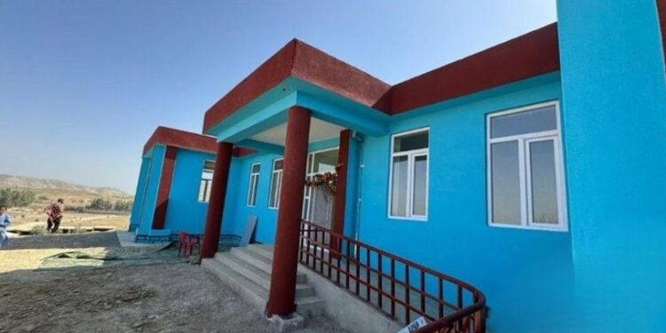 م.م د بشري استوګنې پروګرام؛ خوست کې د یوه ښوونځي ودانۍ رغولې