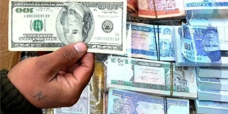 تېر کال د ډالرو پر وړاندې د افغانۍ ارزښت نږدې ۱۰ سلنه لوړ شوی