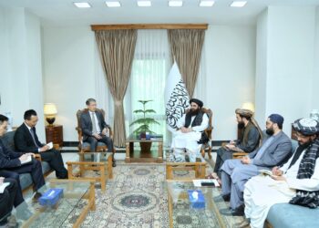 امیرخان متقي په کابل کې د چین له سفیر سره کتلي