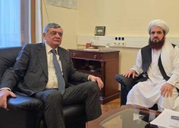 مسکو؛ افغان سفیر مولوي ګل حسن حسن له ضمیر کابلوف سره کتلي