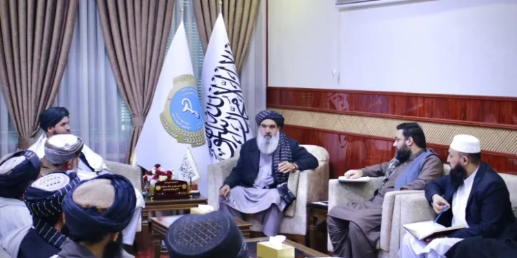 د کار او ټولنیزو چارو وزارت پلاوي د عامې روغتیا له وزیر سره کتلي