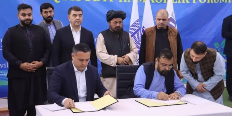 په بلخ کې د افغانستان او ازبکستان د سوداګرۍ ګډ فورم جوړ شو