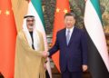 شي جين پينګ د متحده عربي اماراتو د ابوظبۍ وليعهد شيخ خالد سره ولیدل