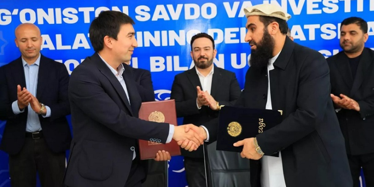 د افغانستان او ازبکستان ترمنځ د ۶۵ میلیونه ډالرو سوداګریزې هوکړې شوې