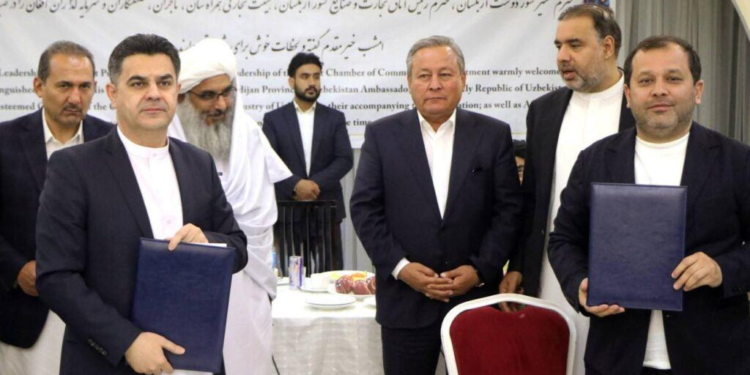 هرات کې د افغانستان او ازبکستان د سوداګرۍ ګډه خونه پرانیستل شوه