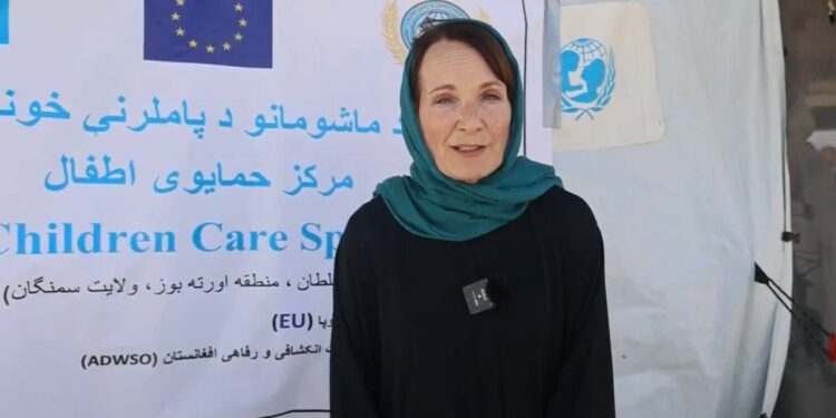 د یوناما سرپرستې؛ بلخ او سمنګان کې له سوداګرو او راستنېدونکو افغانانو سره لیدلي